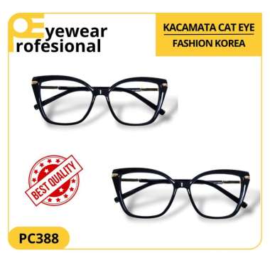 Kacamata lensa photocromic anti radiasi wanita pria kacamata Cat Eye Anti UV fotocromic