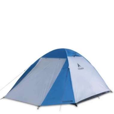Tenda Eiger X-Casuarina Tenda Camping 6 Orang Dome Double Layer Blue