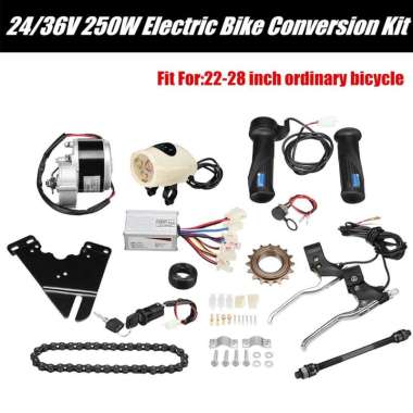 Baterai tidak termasuk X 24V atau 36V 250W MY1016Z2 E-bike Conversion 36v