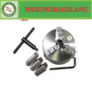 Claw bubut catok bubut 3 kaki 4 inch K11-100 SOLID