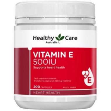 Healthy care Vitamin E 500IU ISI 200 capsule