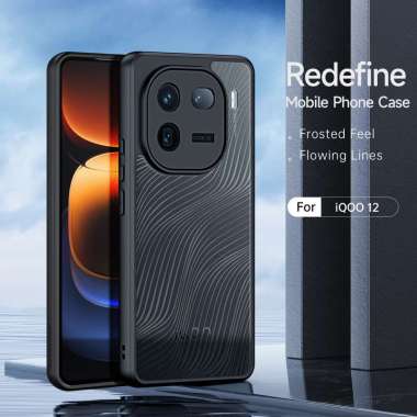 CASING VIVO IQOO 12 5G CASE IQOO 12 5G CLEAR AIMO BACK SERIES IQOO 12 5G HITAM