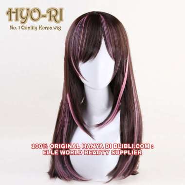 READY STOCK - WIG KIZUNA AI WIG AI KIZUNA WIG COSPLAY VIRTUAL YOUTUBER VTUBER VIRTUBER WIG WANITA PA