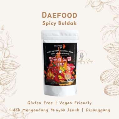 Daefood Snack Kacang Korea - Korean Soft Toasted Nuts Spencers Spicy Buldak