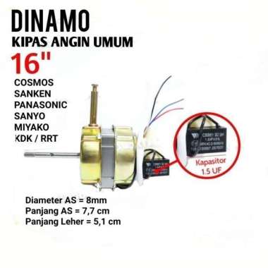 RAYDEN Dinamo Motor Mesin Kipas Angin Maspion Miyako Sanken KDK RRT