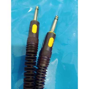 Kabel Gitar 6,35mm Mono Male to Male Plug Jack Gitar Osmond 2 Meter