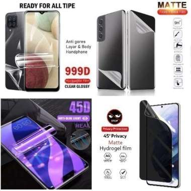 Hydrogel iQOO 12 Anti Gores Jelly Screen Protector Vivo iQOO 12 Depan Matte