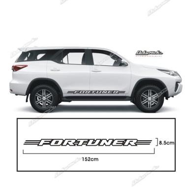 cutting sticker FORTUNER stiker body stiker mobil 10 Multicolor