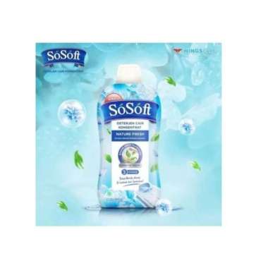 SOSOFT DETERGEN CAIR NATURE FRESH BOTOL 750ml
