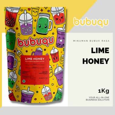 Bubuqu Powder Drink Lime Honey - Bubuk Minuman Jeruk Nipis Madu 1 Kg