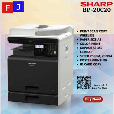 Mesin Fotocopy Warna A3 Multifungsi Sharp BP-20C20 GARANSI RESMI