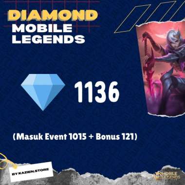 Diamond Mobile Legends ML MLBB Express - 1136 DM