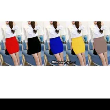 Rok Mini Vaganza/Rok Sexy/Rok Kerja/Rok Span/Rok Mini Sexy Cokelat