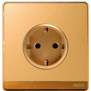 STOP KONTAK NERO DECORA Q716VG gold