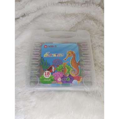 Crayon Sekolah Oil Pastel 18 Warna VIS-1