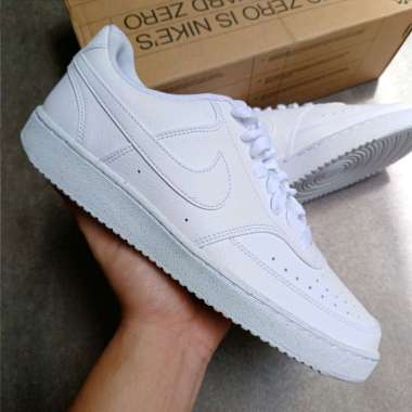Nike Court Vision Low Next Nature Triple White || all