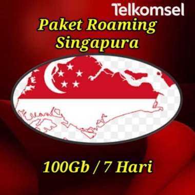[Proses Cepat] Paket Roaming Singapura Telkomsel 100Gb7 Hari