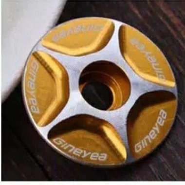 COVER PENUTUP STEM SEPEDA MTB ALLOY Gold
