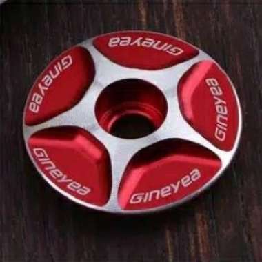 COVER PENUTUP STEM SEPEDA MTB ALLOY Red