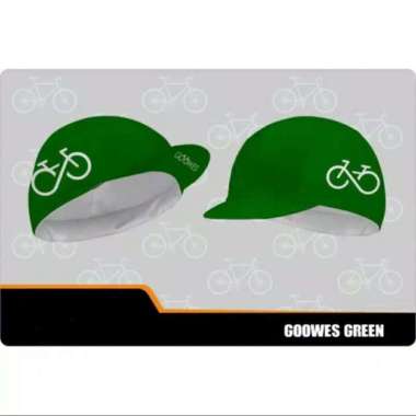 CYCLING CAP TOPI SEPEDA (GOWES GREEN)