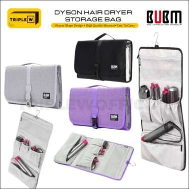 Dyson Portable Hairdyer Bag Pouch Tas Catokan Pengering Rambut BUBM Hitam