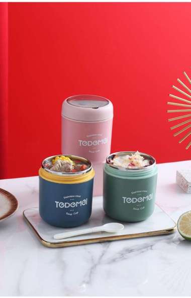 TERMOS WADAH SAYUR STAINLESS HIJAU