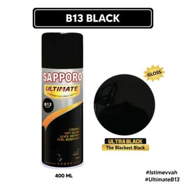 Sapporo Ultimate B13 Black / Sapporo Spray / Cat Aerosol Terbaik