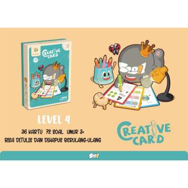 Mainan Edukasi Anak Creative Writing Card Level 4 (Tosca)