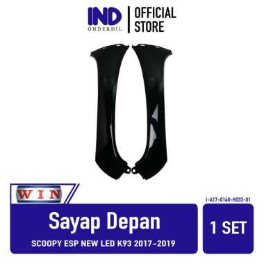 Cover Sayap Depan Merk Win Scoopy FI eSP 2017 2018 2019 Luar Samping Body Bodi Legshield Tutup Penut