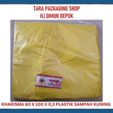 KANTONG PLASTIK SAMPAH WARNA KUNING 60 X 100 CM