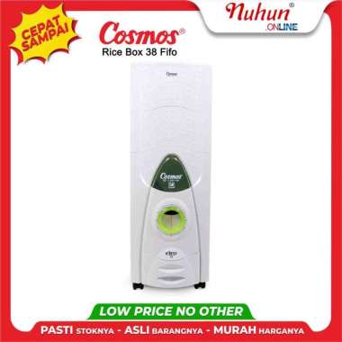 Rice Box Cosmos 38 Fifo Sarana Penyimpan Beras 38 Kg Original Berkualitas