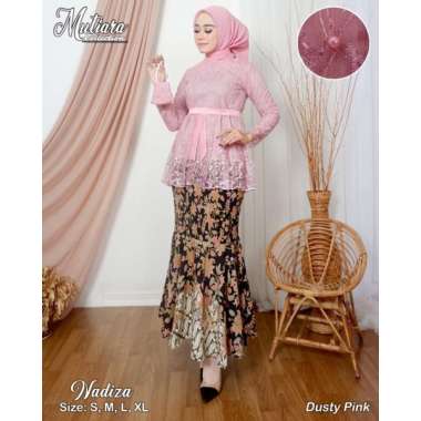 KEBAYA MODERN – SETELAN KEBAYA WISUDA L 1SET DUSTYPINK