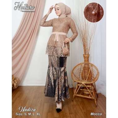 KEBAYA MODERN – SETELAN KEBAYA WISUDA XXL 1SET MOCCA