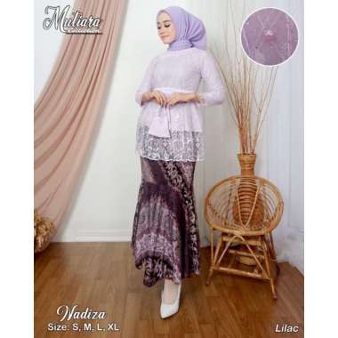 KEBAYA MODERN – SETELAN KEBAYA WISUDA L 1SET LILAC