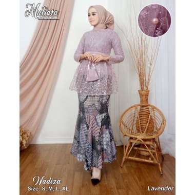 KEBAYA MODERN – SETELAN KEBAYA WISUDA M 1SET LAVENDER