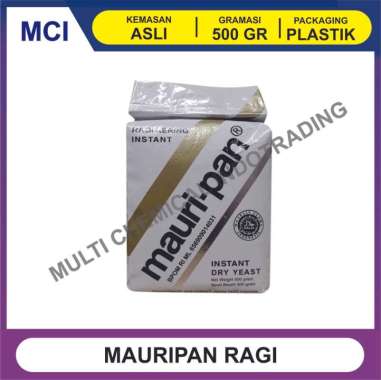 MAURIPAN GOLD INSTANT DRY YEAST. RAGI KERING INSTAN MAURIPAN. || 500 GR