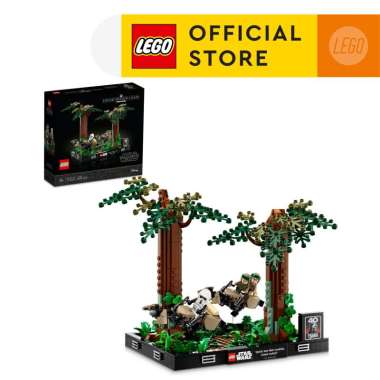LEGO Star Wars 75353 Endo Speeder Chase Diorama (608 Pieces), Toys, Mainan Anak Laki Laki, Bricks
