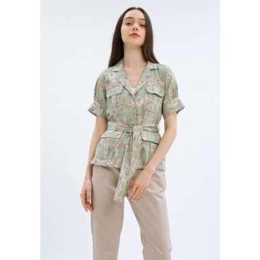 Minimal Kaori Shirt Green Sage M SAGE GREEN