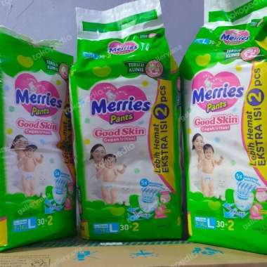 Pempers Merries L30 / Popok Merries L 30 Merries Pants