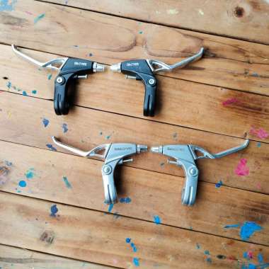 Handle Rem Brake Lever Sepeda Full Alloy Chrome Hitam Chrome