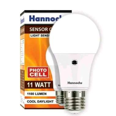 Lampu LED Sensor Cahaya HANNOCHS PHOTO CELL LIGHT SENSOR 11W 11 WATT Cahaya Putih