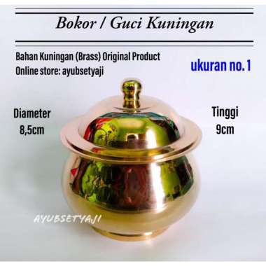 Bokor Kuningan / Guci Kuningan Antik
