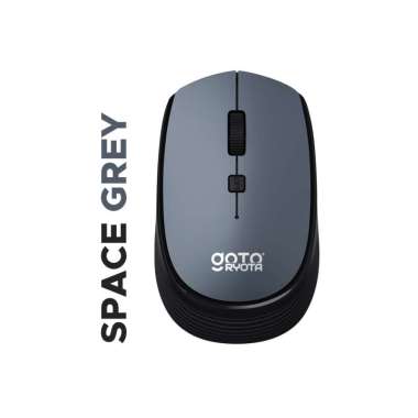 Goto Ryota Mouse Wireless Laptop Macbook Tanpa Kabel USB Portable SPACE GREY