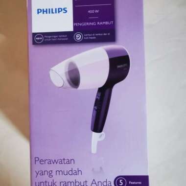 Philips EssentialCare Hair Dryer HP8126/02 - Pengering Rambut 400W Ungu