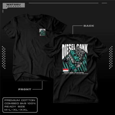 KAOS DISTRO DISEL GANK COTTON COMBED 24S LEBIH TEBAL ADEM NYAMAN DI PAKAI DAYA SERAP KERINGAT TINGGI