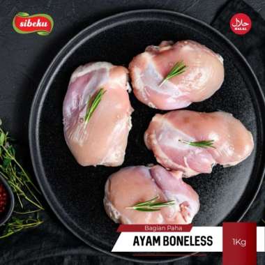 Ayam Paha Tanpa Tulang Halal 1 kg Frozen Food - Sibeku