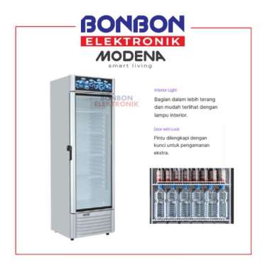 Modena Showcase Cooler 300 Liter SC 1303 / SC1303 Freezer Minuman Rp6.976.800