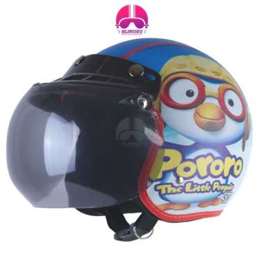Helm Bogo Anak Pororo 2 3 4 5 6 7 Tahun Lucu Kaca Cembung PORORO
