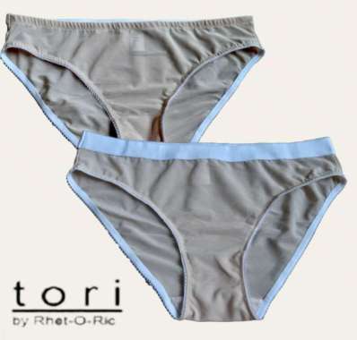 Panty Tori Peach Mesh variant 2 colors BigBand XL