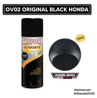 Sapporo Ultimate OV02 Original Black Honda / Original Series 4in1 / Sapporo Spray / Cat Aerosol Terb